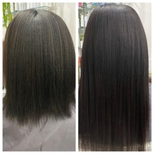 hair extensions in relaxed texture amoy couture salon upper east side
