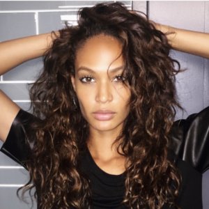 Joan Smalls with custom hair color and extensions Amoy Couture NYC