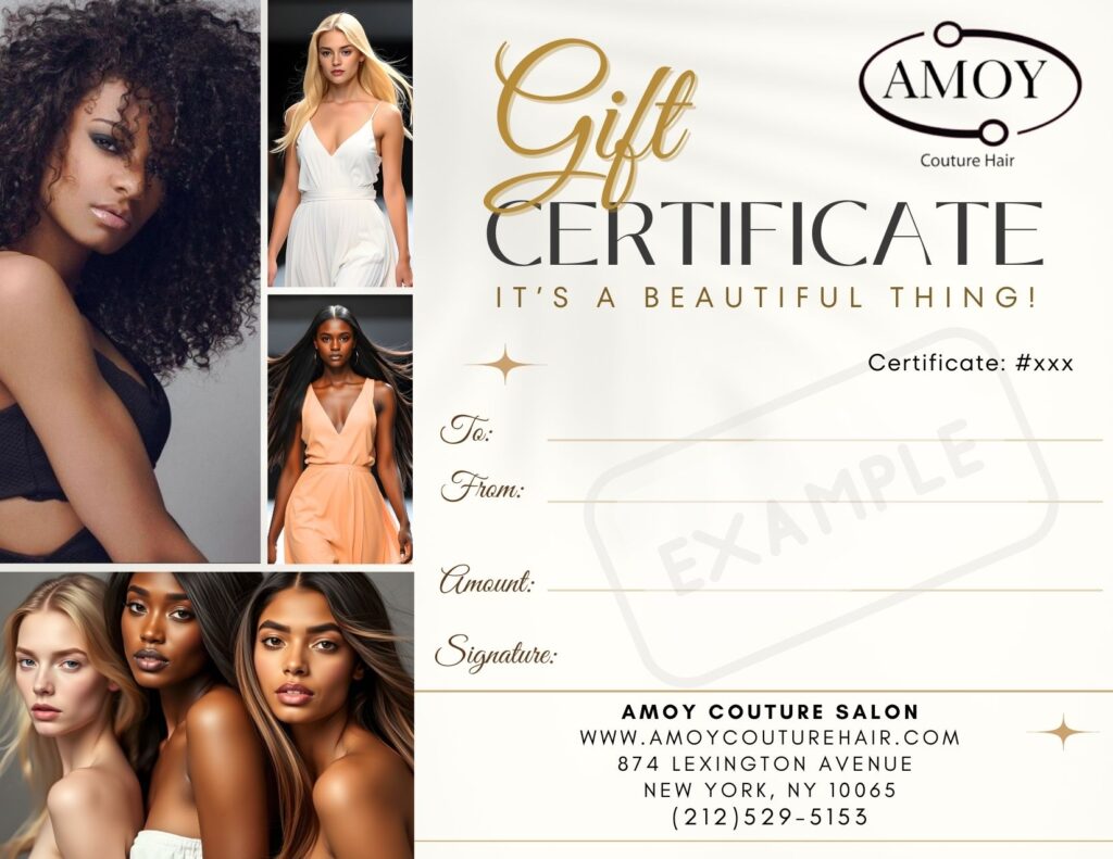 amoy couture gift cert